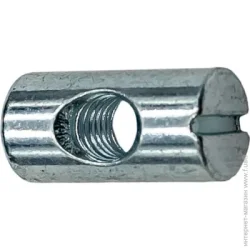 Гайка цилиндрическая симметричная М6 x16 мм 4 шт