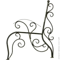 Боковина лавочки 8003 боковини 2 шт, середня стійка 1 шт