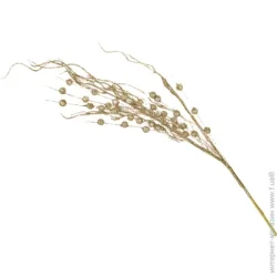 Веточка декоративная Золото 80 см 801-006