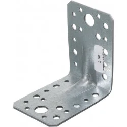 Кутник металевий наявність ребер жорсткості 90х90х65мм 2,5 мм