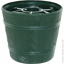 Новогодняя подставка под елку Стойка для елки Ведро большое зеленый