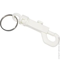 Карабин с вертлюгом пластиковый