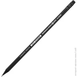Карандаш All BLACK HB с резинкой Optima