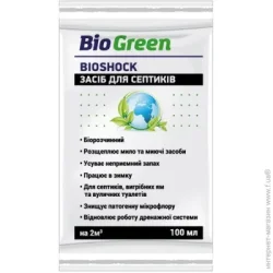 Антисептик  Средство для септиков BioShok на 2 м3 100 мл для использования биотуалета