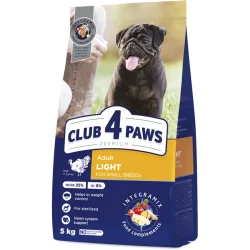 Сухой корм  Корм сухой для малых пород Club 4 Paws премиум «Контроль веса» С высоким содержанием индейки 5 кг