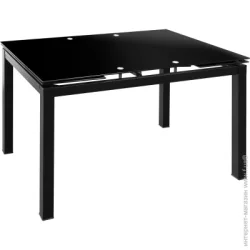 Стол для дома Стол обеденный Crystal black стеклянный