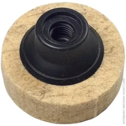 Круг полировальный 70 мм для металл, пластик, стекло  Круг полировальный d 70хМ14 тонкошерстный