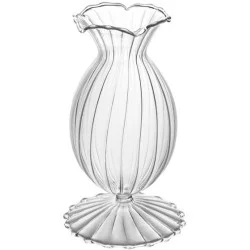 Кількість: Ваза скляна Elegant 16 см прозора