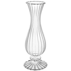 Ваза скляна Elegant 23,7 см прозора