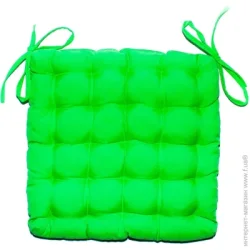 Подушка на стілець Gabi стьобана салатова 38х38х5 см