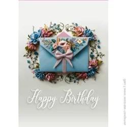 Листівка вітальна Happy Birthday (З Днем Народження)