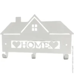 Бокс для ключей Ключница HOME2 18х20 см белый (КЛ-1801502)