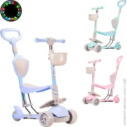 Самокат  Pushbike with Parent Handle HS2017 Assorted до 50 кг трехколесный