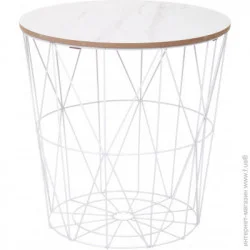 Садовий стіл  Сканді Marble 29,5х29,5х34 см