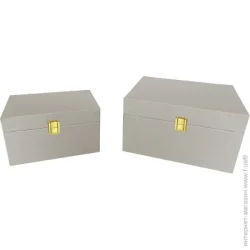 Шкатулка Сундучок Moraine 20х16х11 см бежевая XB52L