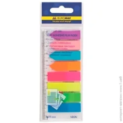 Стикер-закладка Neon 45x12мм 8х25 л ассорти