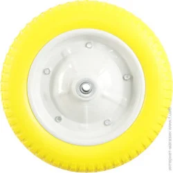 Колесо для тачки пенополиуретановое PU300-8 d350 мм PU300-8(365)
