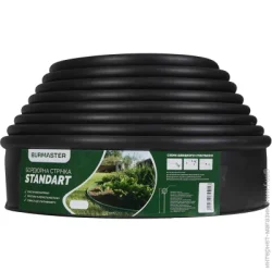 Бордюрна стрічка  Бордюрна стрічка STANDART 6 м (колір чорний)