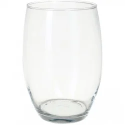 Ваза стеклянная Tyra Trend Glass 19 см прозрачная