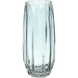 Кількість: Ваза скляна Valley 28 см зелена прозора