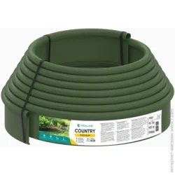 Бордюрная лента  Vodaland Country Premium H110 оливковый 10 м