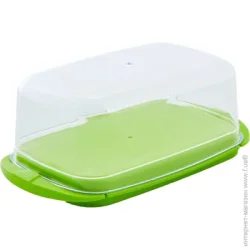 Алеана Масленка с крышкой Бета 170х95х65 мм оливковый