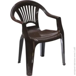 Садовий стілець Алеана Луч 77,5x57x56 см шоколадний