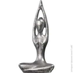 Декоративные фигурки и статуэтки МВМ Статуэтка DH-ST-19-1 GRAY "Асана", серая