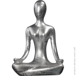 Декоративные фигурки и статуэтки МВМ Статуэтка DH-ST-19-3 GRAY "Асана", серая