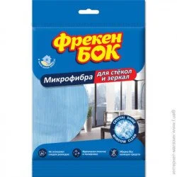 Фрекен Бок Серветка мікрофібра Для скла та дзеркал (4820048482776)