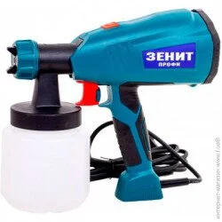 Краскопульт электрический Зенит ЗКП-700 профи (849164) HVLP 1.8 мм