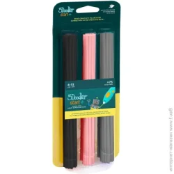 Стержень 3Doodler 3d-ручки-микс 75шт: черный, розовый, серый (3DS-ECO-MIX3-75)
