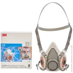 Маска 3M Напівмаска 6200 EN 136 7000146847