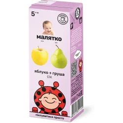 Малятко Яблуко-груша 200 мл (4820123511155)