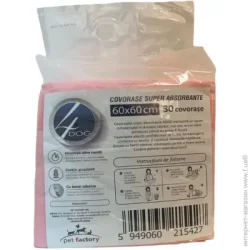 Пеленки, подстилки 4Dog Коврик гигиенический DELUXE 60х60 см 30 шт. для собак