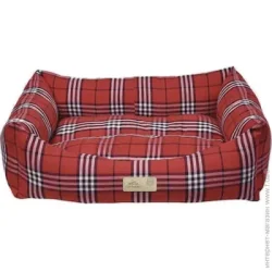 Лежак 4Dog Ліжко DELUXE Culcus 62x44x22 см червоний 5949060214307