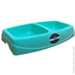 4Dog Deluxe Миска зелена подвійна 0,40 л