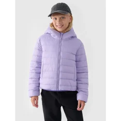 4F Куртка для девочек демисезонная DOWN JACKET F449JWAW24TDJAF449-51S р.146 фиолетовая