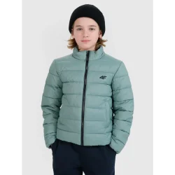 4F Куртка для мальчиков демисезонная DOWN JACKET M520JWSS25TDJAM520-41S р.158 зеленая
