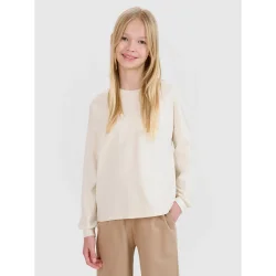 4F Лонгслив LONGSLEEVE F377JWSS25TLONF377-12S р.128 бежевый
