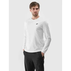 Лонгслив 4F Футболка LONGSLEEVE M432WMM00TLONM432-10S р.XL белый
