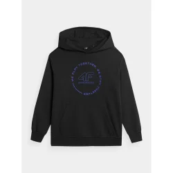 4F Джемпер SWEATSHIRT M1090JRAW23TSWSM1090-20S р.128 черный