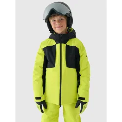 4F Куртка для мальчиков зимняя TECHNICAL JACKET M536JWAW24TTJAM536-45S р.128 салатовая