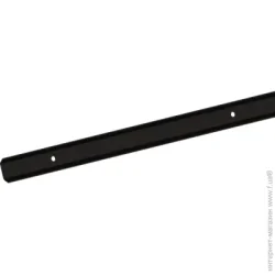 Кольчуга Рельс к гардеробной системе 1000 мм BLACK EDITION черный