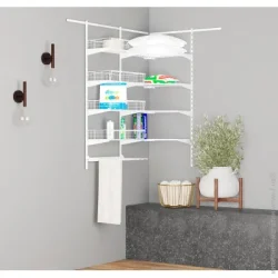 Кольчуга Гардеробная система 1212x1500x406 мм (1200-600-15-014) белый