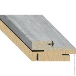 Омис Дверная коробка телескопическая компланарная Г-образная 2050x80 мм дуб кливленд