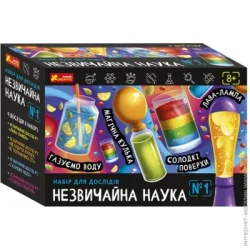 Набір експериментатора Ранок Набір для експериментів Незвичайна наука №1 487193
