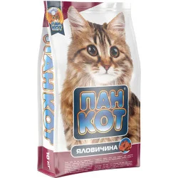 Сухой корм Пан-Кот Корм сухой для котов Говядина 10 кг
