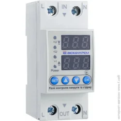 Реле напряжения Аско-Укрем RKV 2P 40A на DIN-рейку (A0010230001)