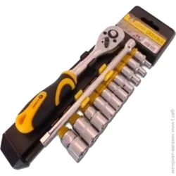 Набір головок Сталь 45001 1/4" 4-13мм, 12пр.